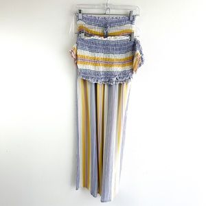 Kiwi & Punch set crop top wide leg size s